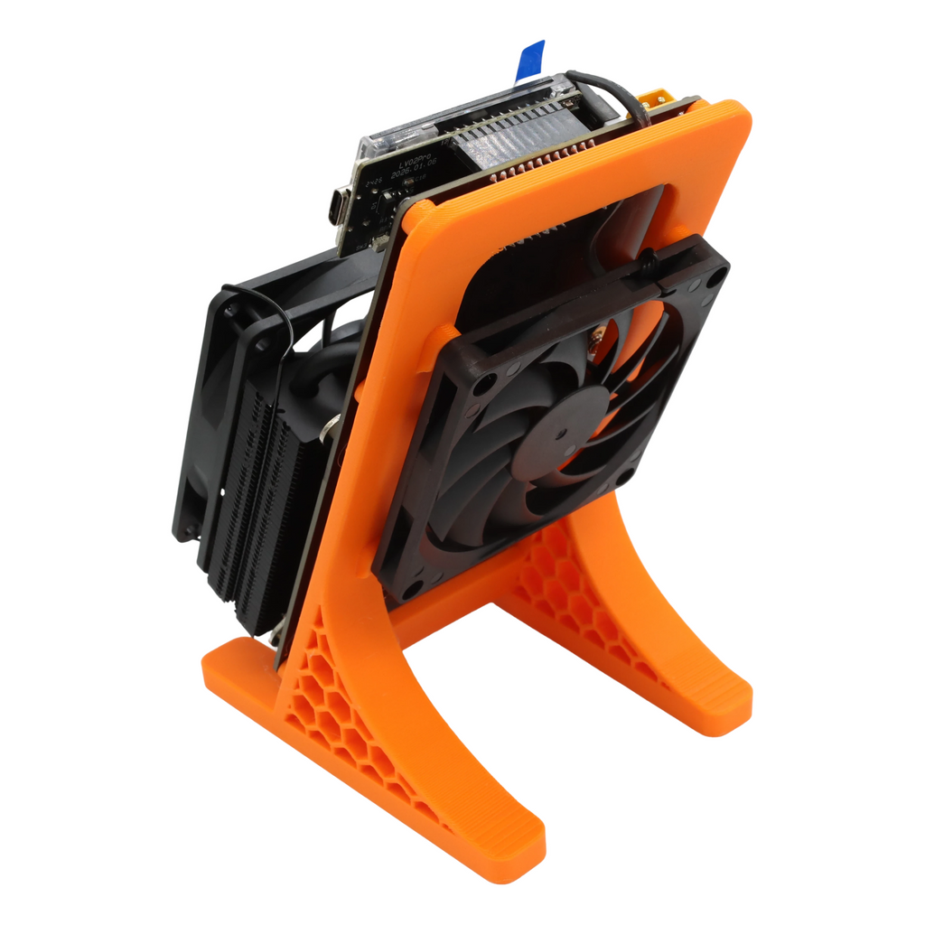 NerdQaxe Rev7 Air black and orange — supplier photo 15