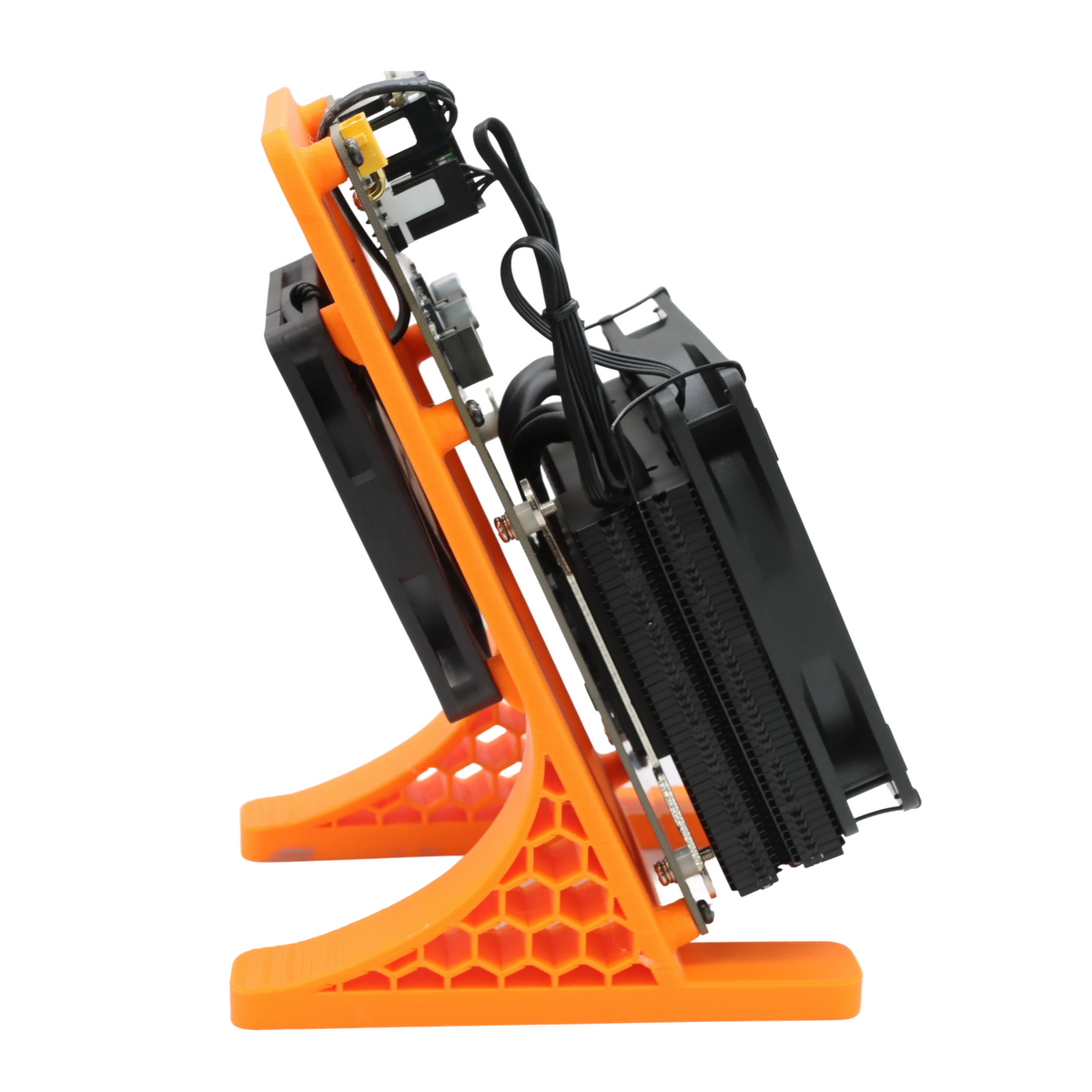 NerdQaxe Rev7 Air black and orange — supplier photo 16