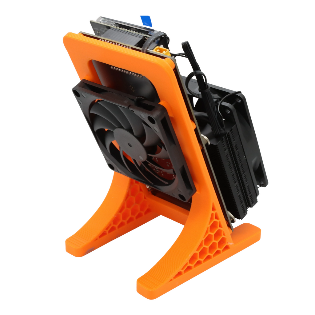 NerdQaxe Rev7 Air black and orange — supplier photo 17