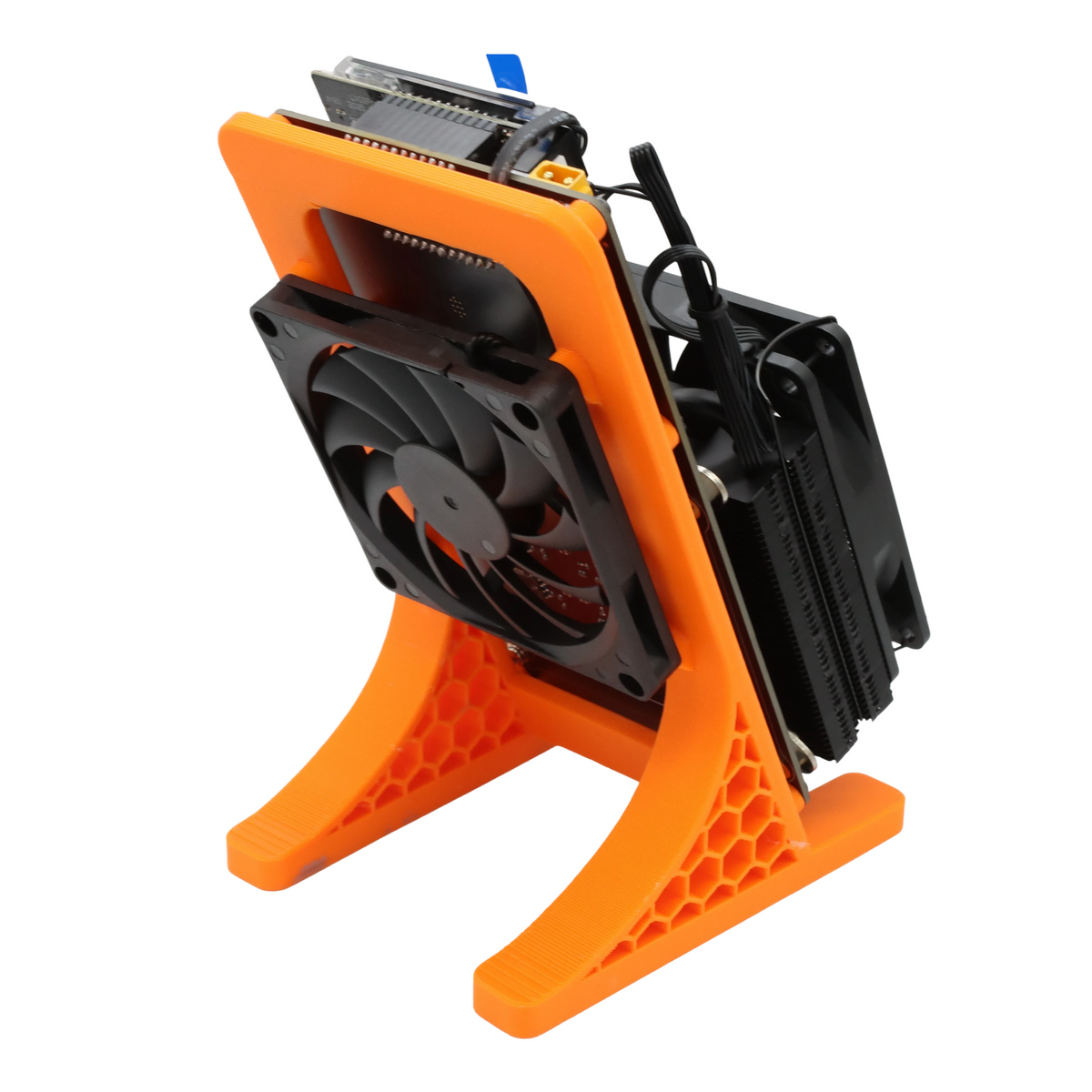 NerdQaxe Rev7 Air black and orange — supplier photo 17