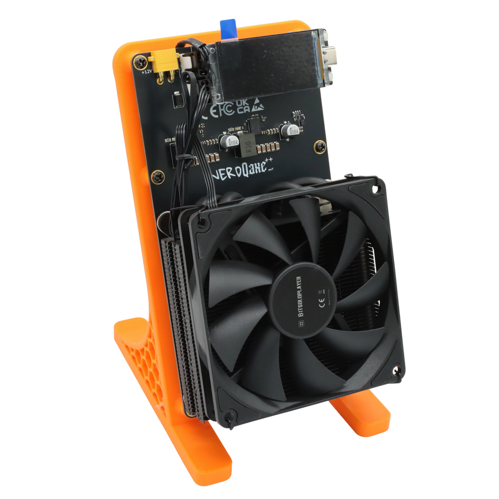 NerdQaxe Rev7 Air black and orange — supplier photo 18