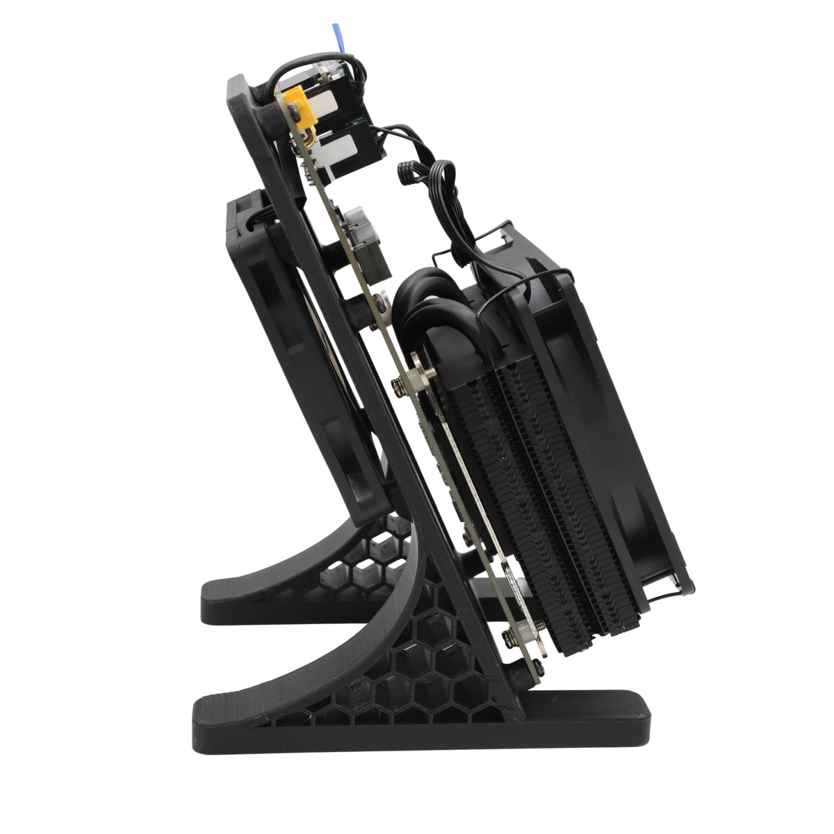 NerdQaxe Rev7 Air black and orange — supplier photo 6