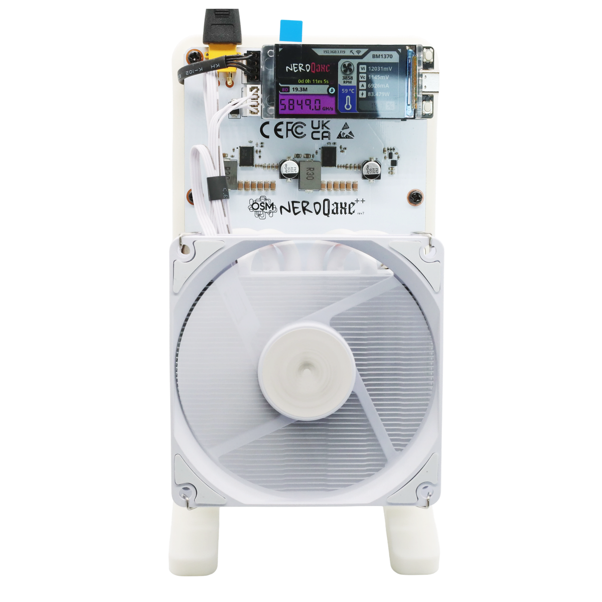 NerdQaxe Rev7 Air white — supplier photo 10